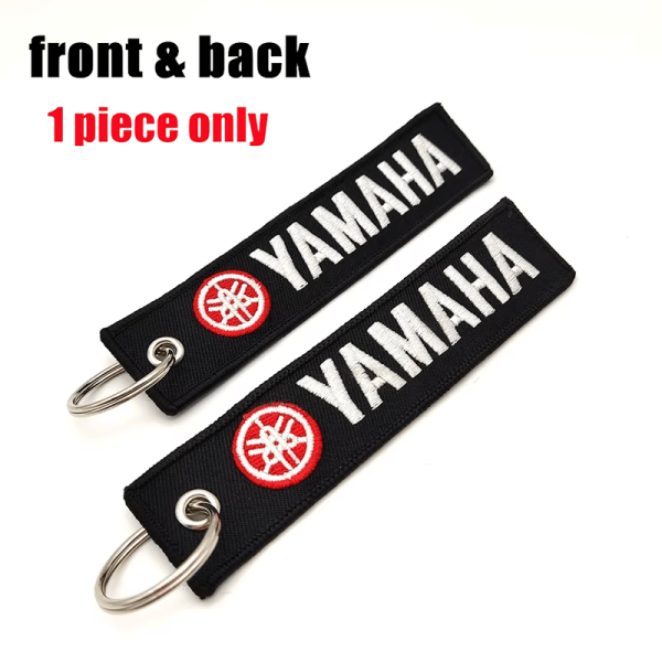 Υφασμάτινο Μπρελόκ Με Κεντητό Λογότυπο YAMAHA 13Χ3 εκ.