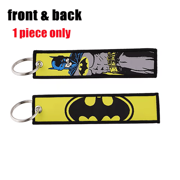 Υφασμάτινο Μπρελόκ Με Κεντητό Λογότυπο Batman 13Χ3 εκ.