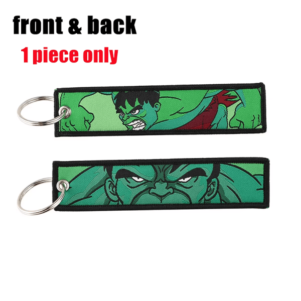 Υφασμάτινο Μπρελόκ Με Κεντητό Λογότυπο  HULK 13Χ3 εκ.