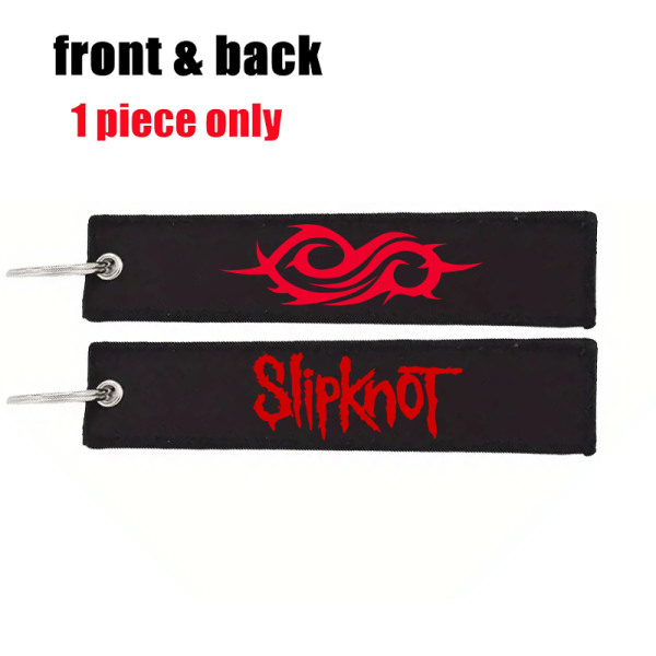Υφασμάτινο Μπρελόκ Με Λογότυπο SLIPKNOT 13x 2,8εκ.