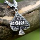 Ace Of Spade Ατσάλινο Μενταγιόν  λαιμού