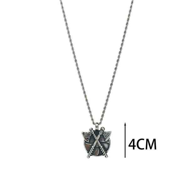 Ατσάλινο Punk Μενταγιόν λαιμού