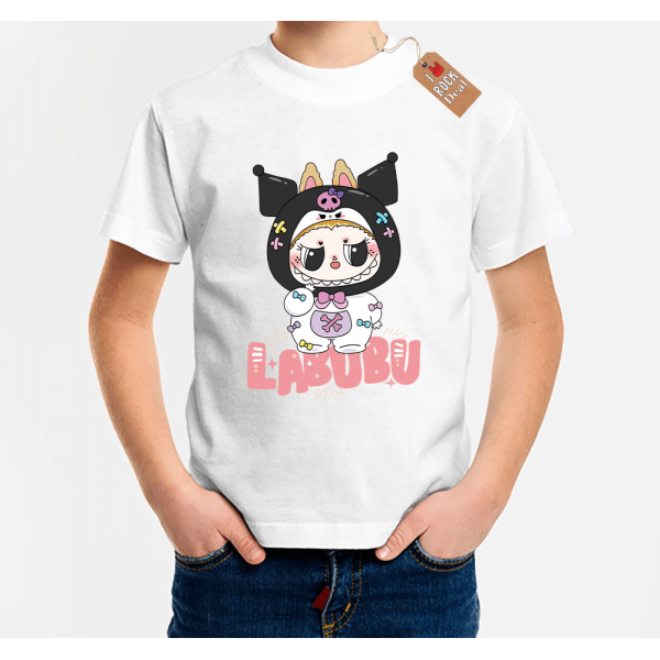 LABUBU παιδικό T-Shirt σε άσπρο χρώμα