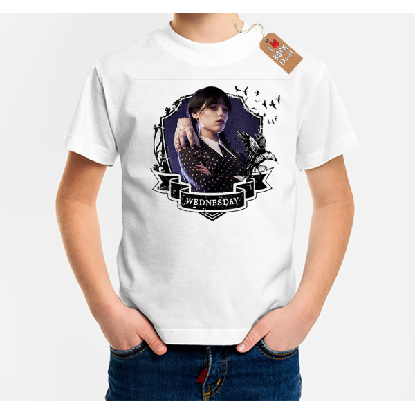 Wednesday Addams Παιδικό T-Shirt Λευκό