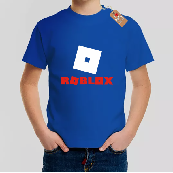 ROBLOX LOGO Παιδικό T-Shirt Μπλέ 