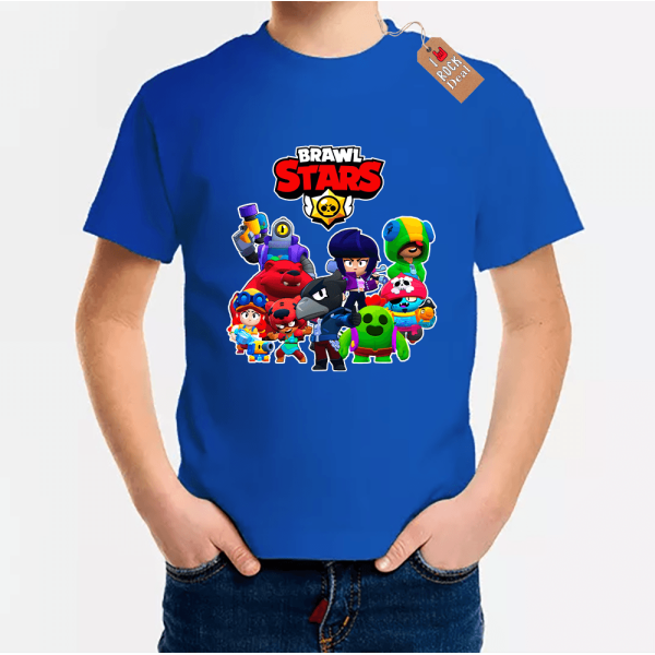 BRAWL STARS Παιδικό T-Shirt Μπλέ 