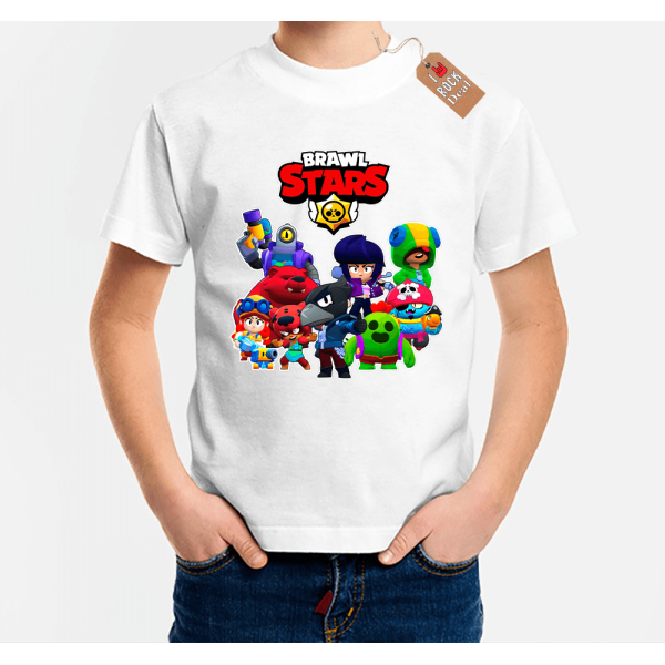 BRAWL STARS Παιδικό T-Shirt Λευκό