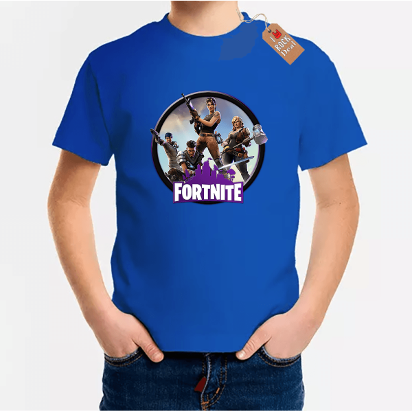 FORTNITE T-shirt παιδικό σε Μπλέ Χρώμα