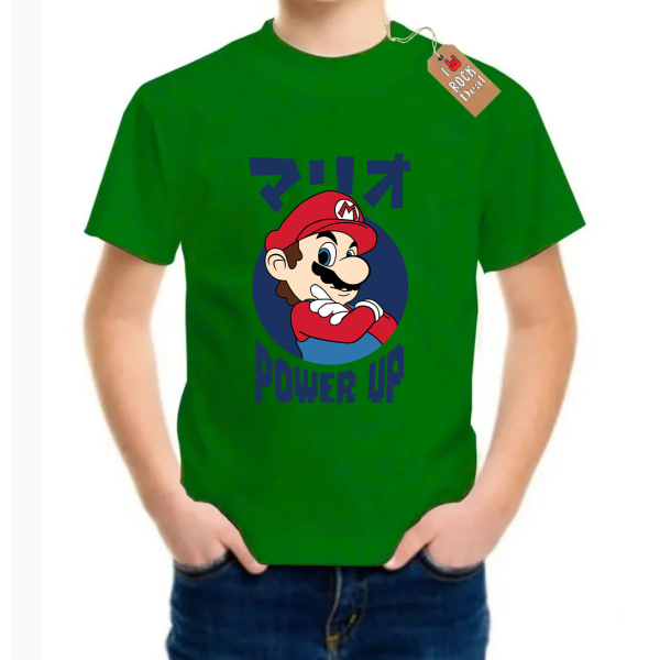 SUPER MARIO Παιδικό T-Shirt Πράσινο