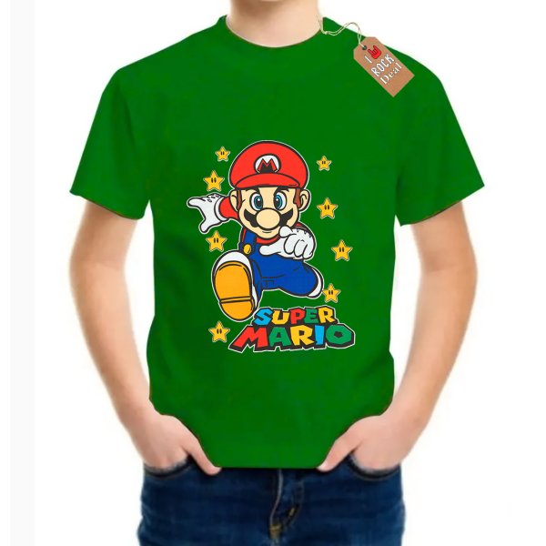 SUPER MARIO Παιδικό T-Shirt Πράσινο