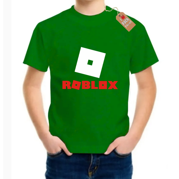 ROBLOX LOGO Παιδικό T-Shirt Πράσινο