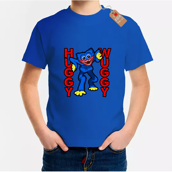 HUGGY WUGGY Παιδικό T-Shirt Μπλέ