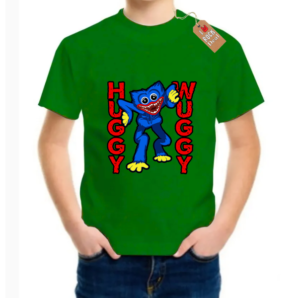 HUGGY WUGGY Παιδικό T-Shirt Πράσινο