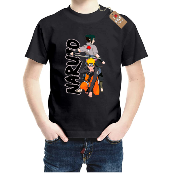 NARUTO ANIME Παιδικό T-Shirt Μαύρο
