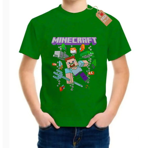 MINECRAFT Παιδικό T-Shirt Πράσινο