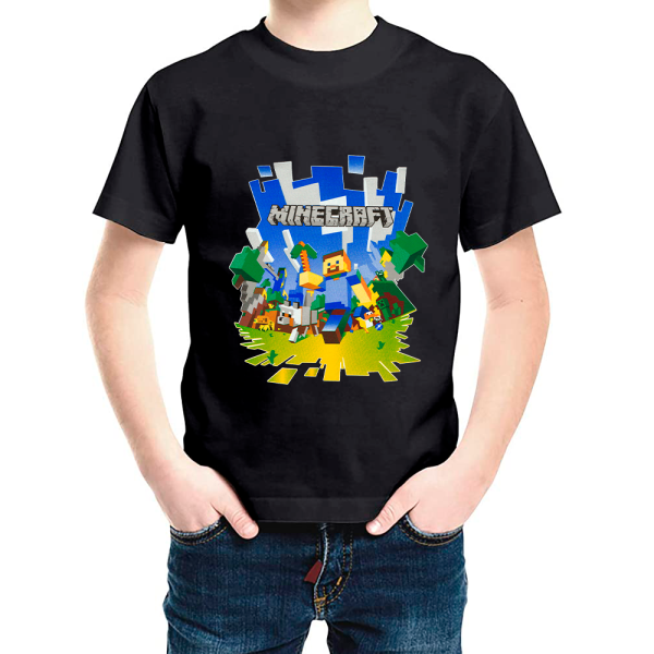 MINECRAFT Παιδικό T-Shirt Μαύρο