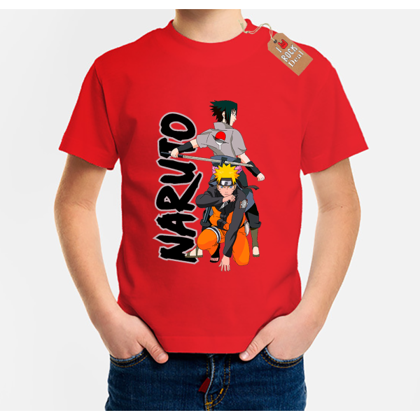 NARUTO ANIME Παιδικό T-Shirt Κόκκινο 