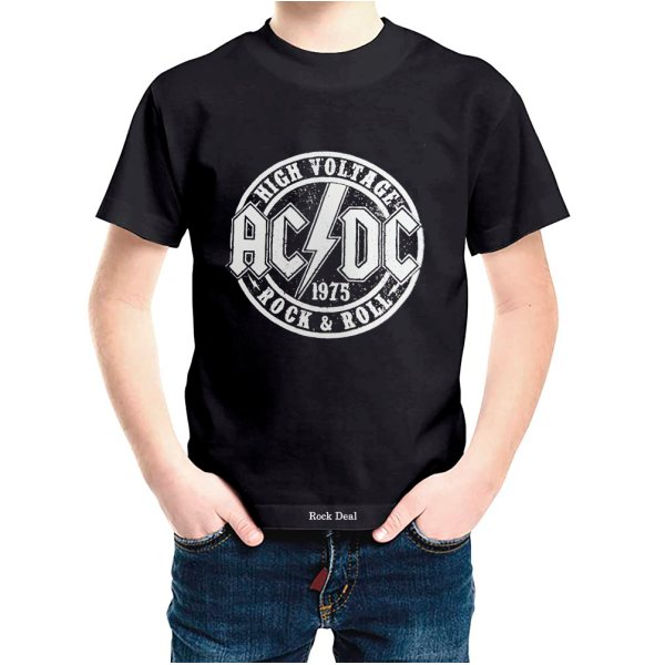 ACDC Παιδικό T-Shirt Μαύρο