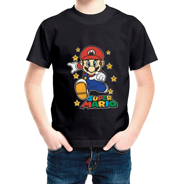 SUPER MARIO Παιδικό T-Shirt Μαύρο