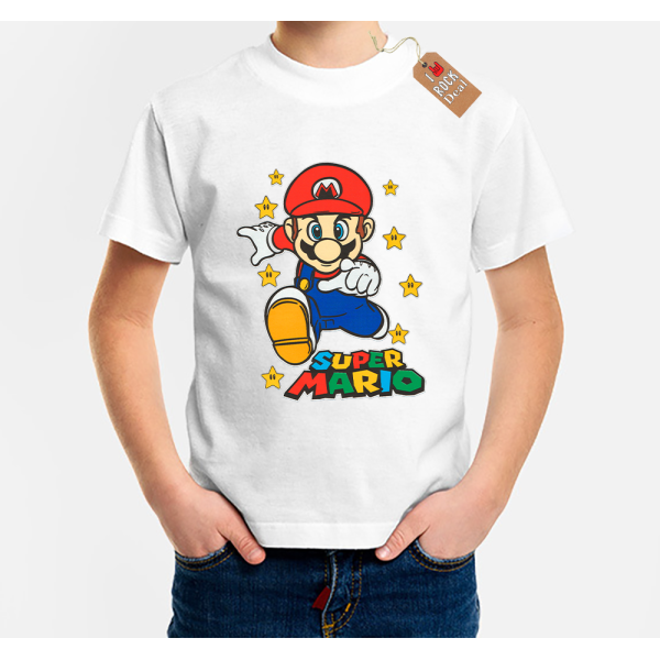 SUPER MARIO Παιδικό T-Shirt Λευκό