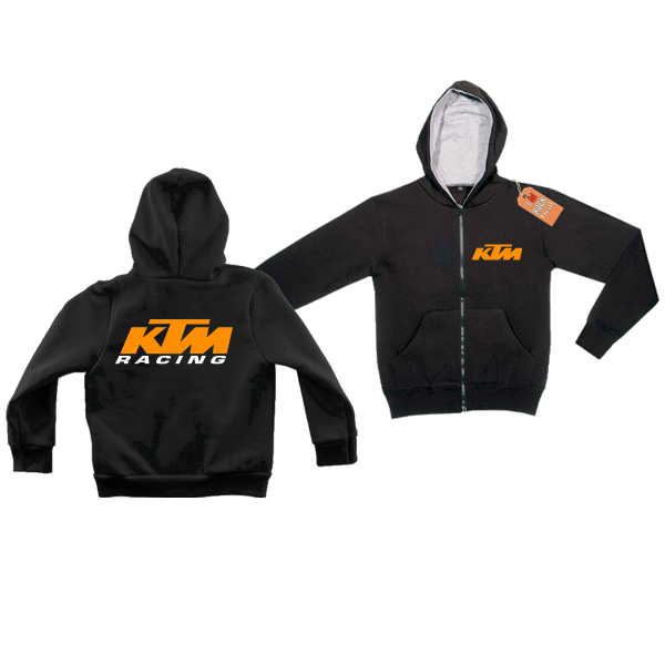 KTM Racing Ζακέτα Φούτερ με Κουκούλα Παιδικό Μαύρο