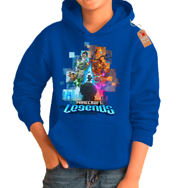 Minecraft Legends Παιδικό Hoodies Σε μπλέ Χρώμα