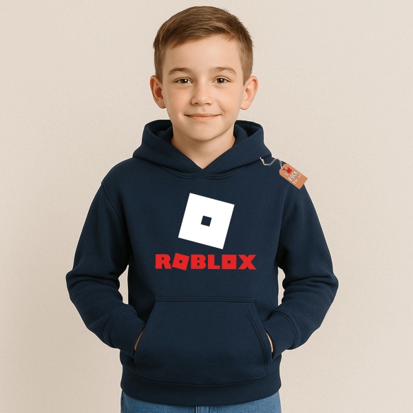 ROBLOX παιδικό φούτερ με κουκούλα σε μπλε Navy χρώμα