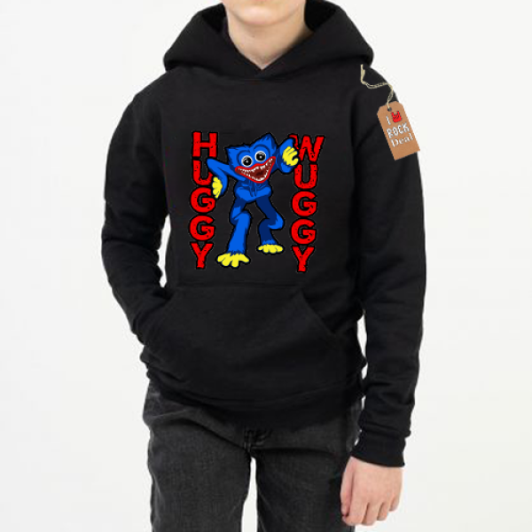 HUGGY WUGGY  Φούτερ Με Κουκούλα Μαύρο παιδικό