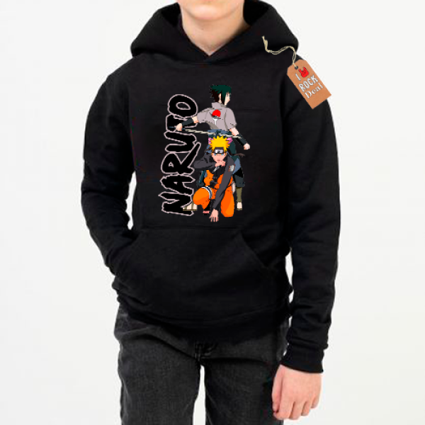 Naruto Φούτερ Με Κουκούλα Μαύρο παιδικό