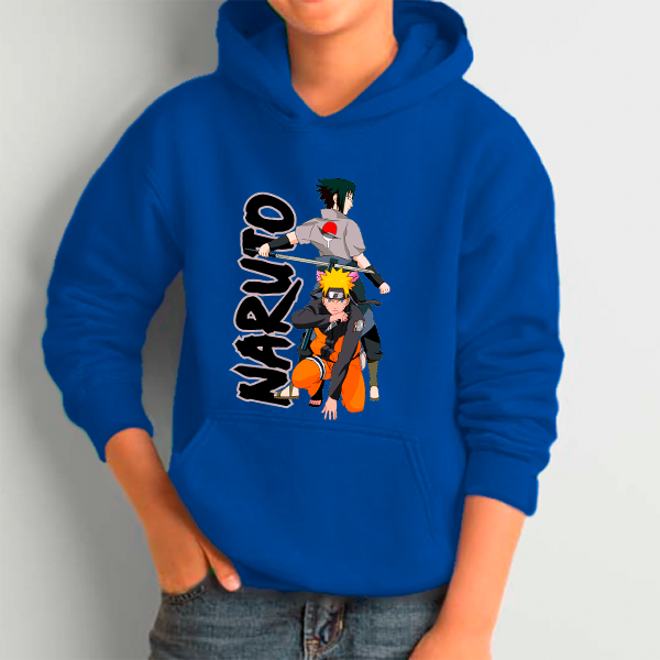 Naruto Φούτερ Με Κουκούλα Μπλέ παιδικό