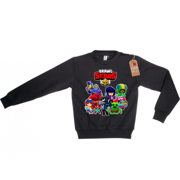 BRAWL STARS Φούτερ Μαύρο Παιδικό