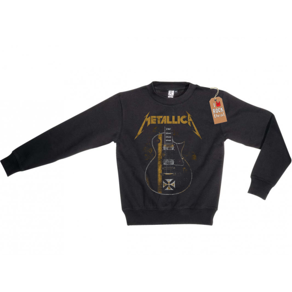 METALLICA Quitar Φούτερ Παιδικό Μαύρο