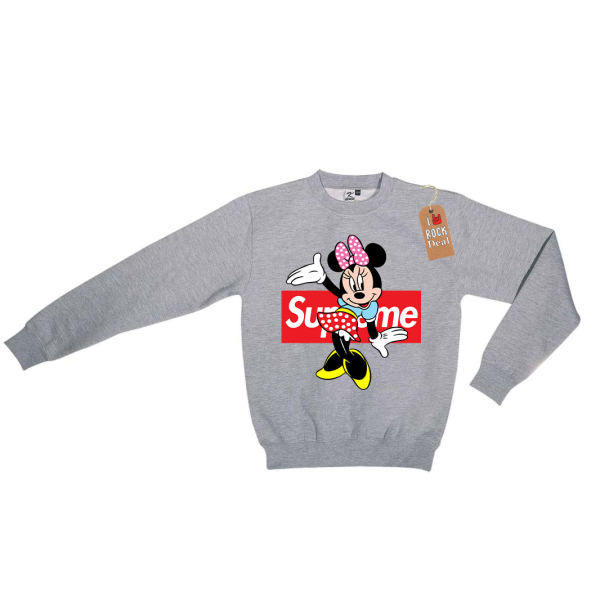 SUPREME Mini Φούτερ Γκρί παιδικό