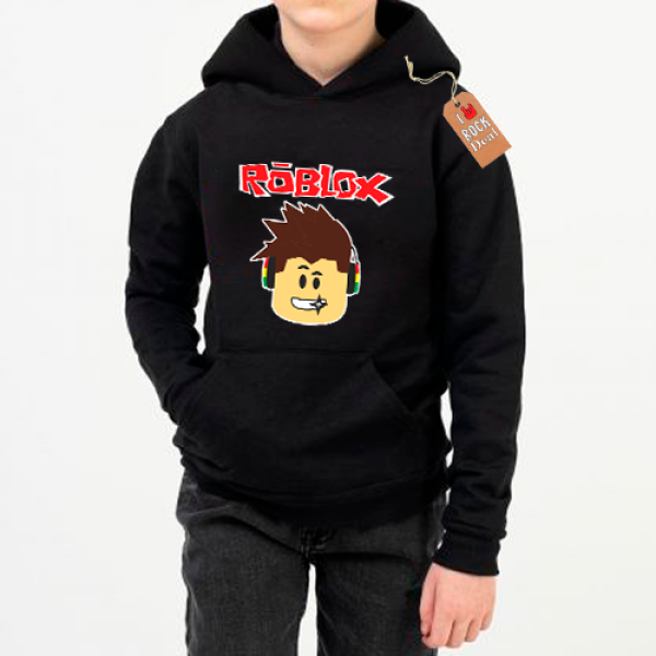 ROBLOX Φούτερ Με Κουκούλα Μαύρο παιδικό