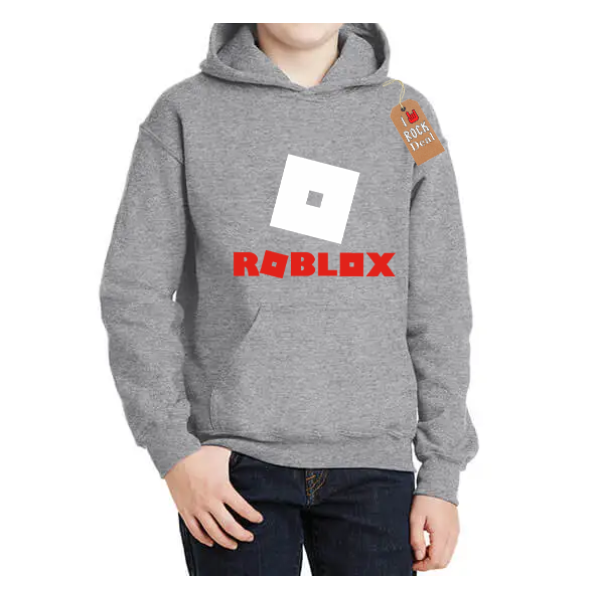 ROBLOX Φούτερ Με Κουκούλα Γκρί παιδικό