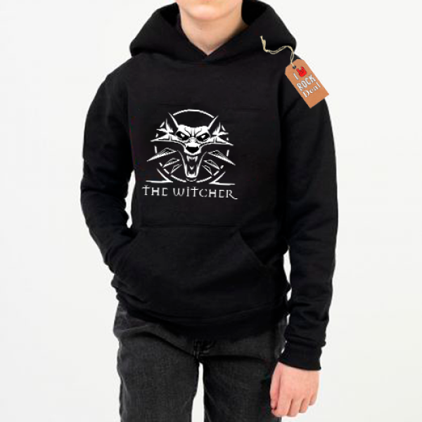 The Witcher Φούτερ Με Κουκούλα Μαύρο παιδικό